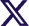 X icon