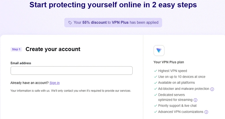 free trial no credit card VPN